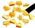 Zamak. Ending. 11x13mm. Gold. Inn.10x2.5mm.