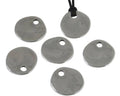 Zamak. Pendant. Coin. 22mm. Silver. Inn.4mm.