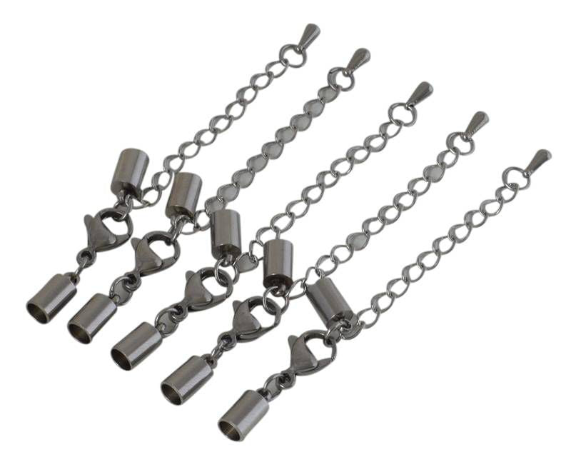 Stainless steel 304.Ending-Lobster.42mm/13x9x4mm/3.5x6x0.5mm.Inn.4mm