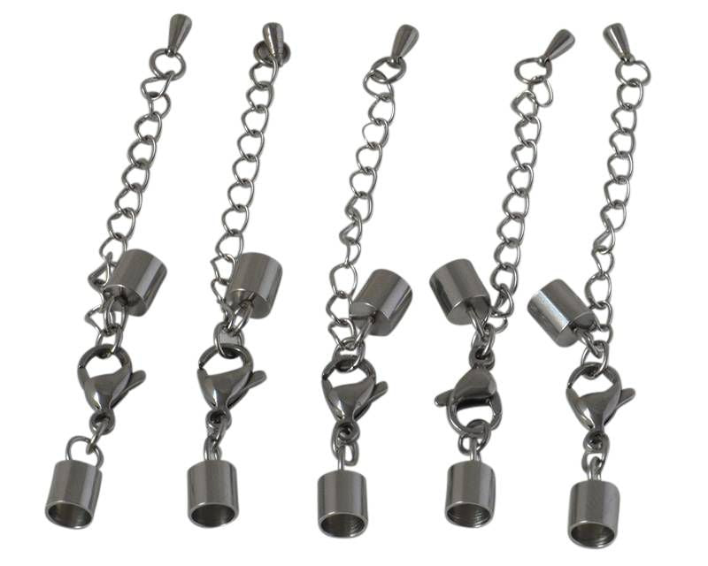 Stainless steel 304.Ending-Lobster.42mm/13x9x4mm/3.5x6x0.5mm.Inn.5mm.