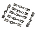 Stainless steel 304.Lobster claw cord clasp.36x5.6mm.Silver.Inn.4.2mm.