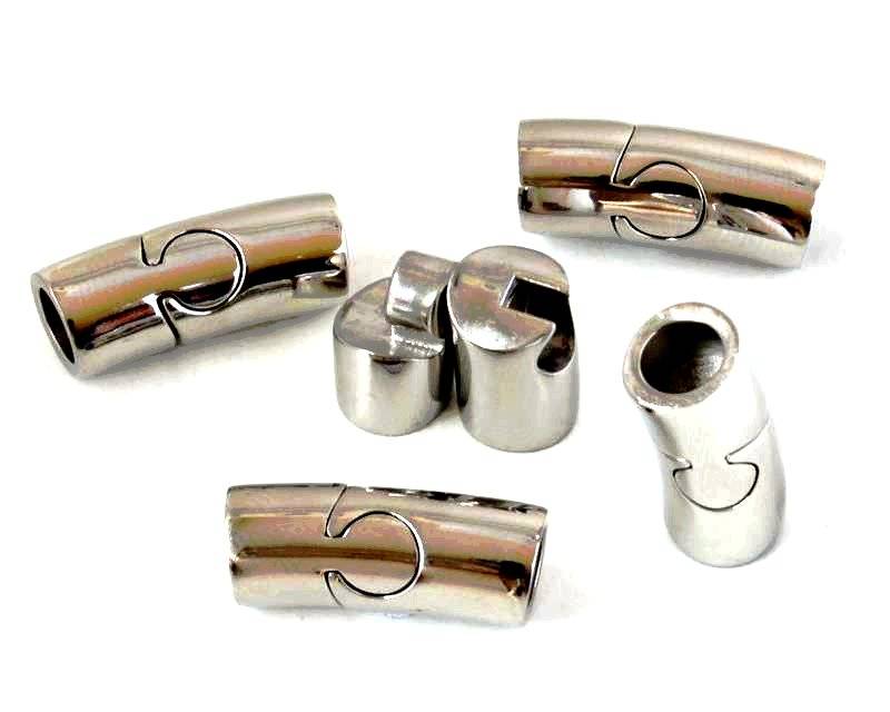 Stainless steel 304. Magnetic clasp. 20x8mm. Silver. Inn.5mm.