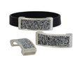 SWAROVSKI.Bronze. 35.5x13mm.Silver. CAL. Int.10x1,5mm