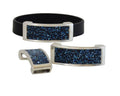 SWAROVSKI.Bronze. 35.5x13mm.Silver. MOL. Int.10x1,5mm