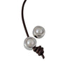 SWAROVSKI and Zamak slider. 12mm Coin. Silver-Crystal CR. Inn.3mm