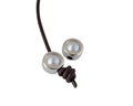 SWAROVSKI and Zamak slider. 12mm Coin. Silver-Crystal Iris Grey. Inn.3mm