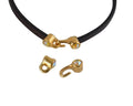 SWAROVSKI and metal clasp 11x4.5mm with end cap coin. Gold-Citrine Shimmer. Inn.3x2mm
