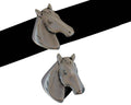 Zamak. For horse. 26x27mm. Silver. Inn.20x2.5mm.