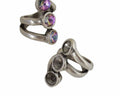 Zamak Ring. 34x24mm.No stone. 3 settings for SWAROVSKI rivoli SS39 (8mm). Silver. Nº16