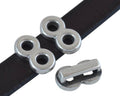 Barra de Zamak. 19x18mm. Silver. Int.10x2mm