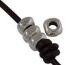 Zamak rondell. 7x7mm. Silver. Inn.3mm