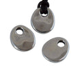 Zamak pendant. 13x11mm oval. Silver. Inn.2.8mm
