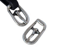 Zamak buckle clasp for flat leather 5-6mm - 17x10mm