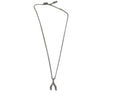 Stainless Steel necklace 316L. Short 15.7inch. Silver