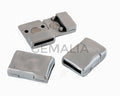 Magnetic clasp 19.3x13.5mm. Zamak-Silver. Inn 10x2mm