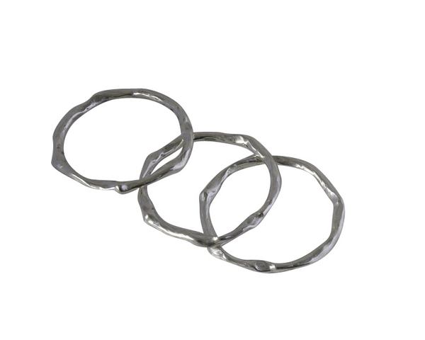 Ring Zamak 35x35x5mm.-Silver