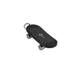 Skateboard Pendant. Stainless Steel 304. 46x20x9mm. Silver. Inn.6mm