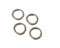 Zamak ring 20x20x2mm. Plated.