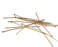 Brass ballpin 50x0.7mm. Gold.