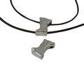 Zamak spacer 2 holes 21x17mm. Silver. Inn.3mm