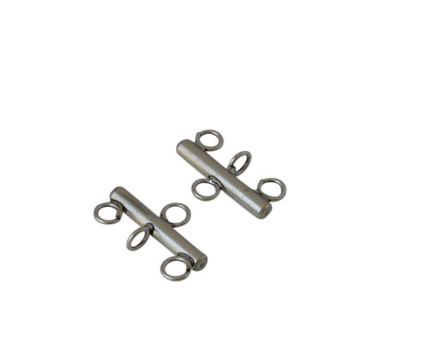 Brass clasp 25x16mm. Silver. Inn.4.8mm