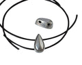 Zamak connector 21x12x11mm. Silver.Inn.2mm