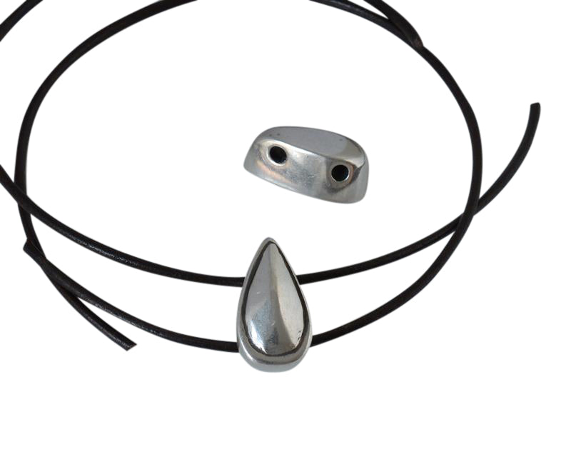 Zamak connector 21x12x11mm. Silver.Inn.2mm