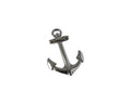 Zamak anchor pendant 42x28mm. Silver. Inn. 5x3mm.