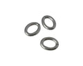 Zamak oval ring 22x18x4mm. Silver.