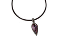 Swarovski and Zamak pendant 38x14mm. Silver-Antique Pink. Inn. 3mm.