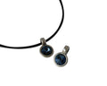 Swarovski and metal pendant 11,5x11,5mm. Silver-DB. Inn.3mm