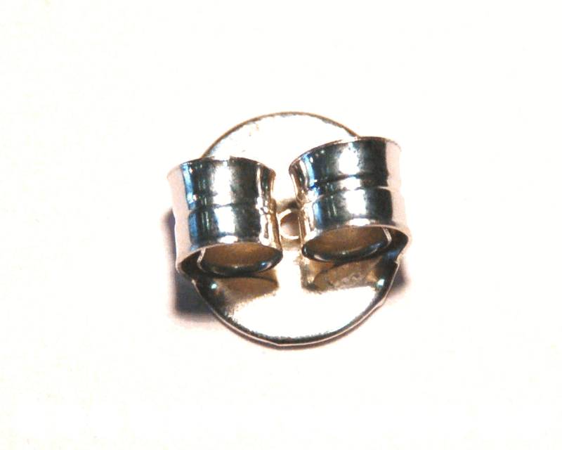 925 SILVER. Comfort Earnuts, Extra Big.