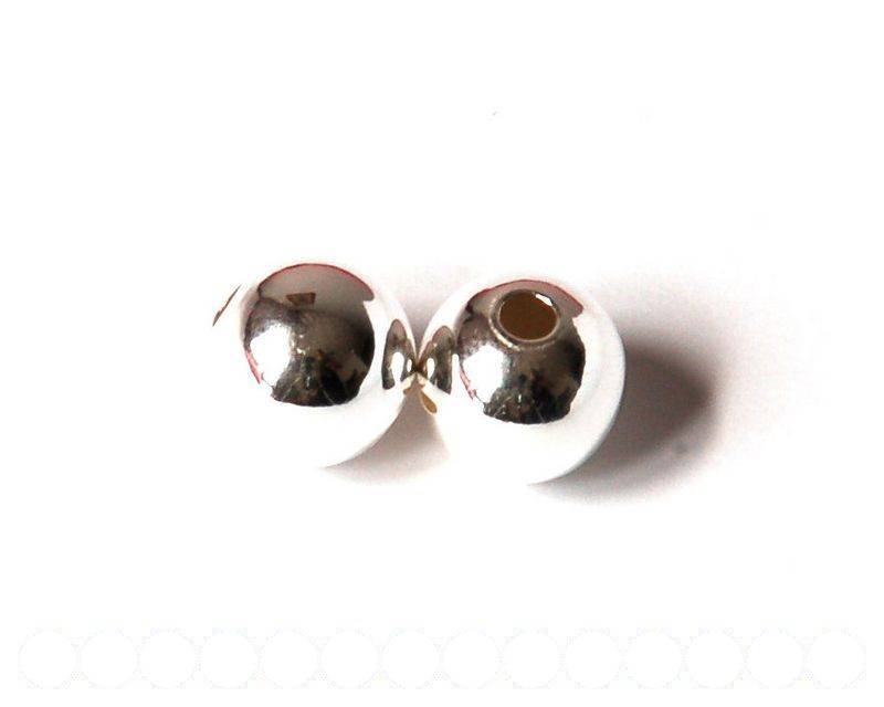925 SILVER. Round 12mm. - hole 3.1mm.