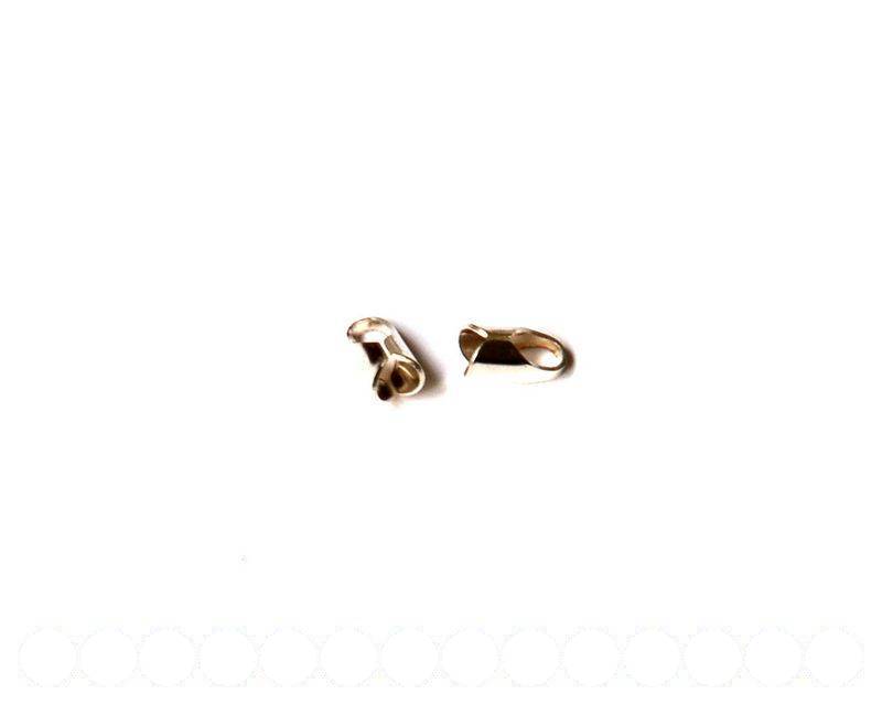 925 SILVER. Round end cap. Inn. 3mm.