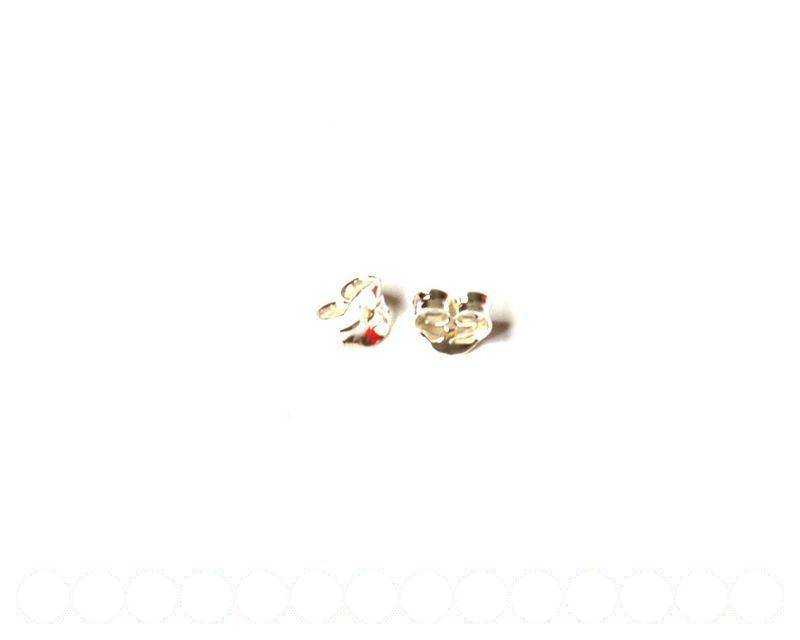 926 SILVER. Comfort Earnuts, medium. 26 PCs