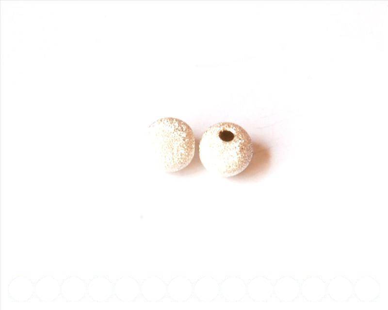 925 SILVER. Round 8mm. - hole 1.8mm.
