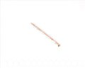 925 SILVER. Tube, 30x1.8mm. Straight. Hole 1mm 10 PCs.