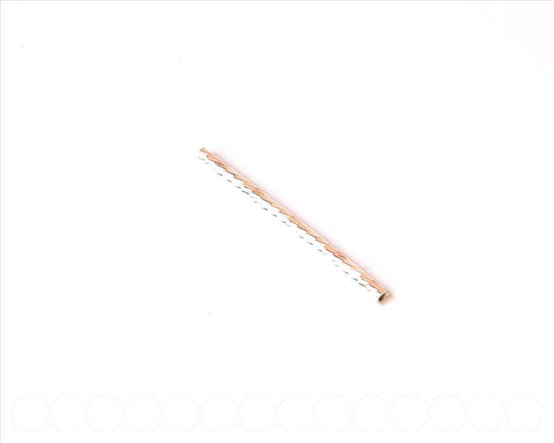 925 SILVER. Tube, 30x1.8mm. Straight. Hole 1mm 10 PCs.
