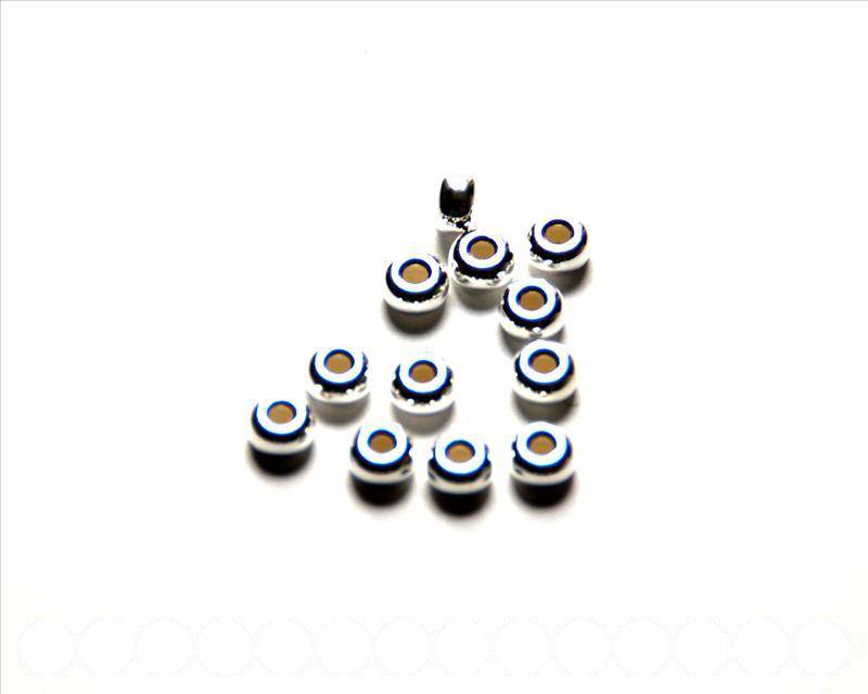 925 SILVER. Rondelle, 14X0.8mm. Hole: 2mm.
