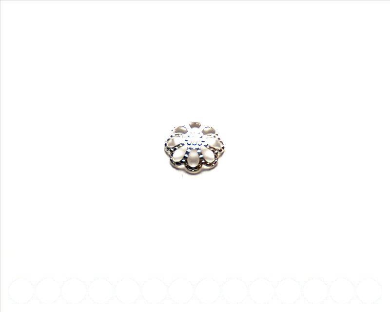 925 SILVER. End cap, 10mm. Inn. 1mm.