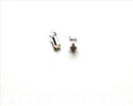 926 SILVER. Round end cap / open ring. Inn. 3mm 10 PCs