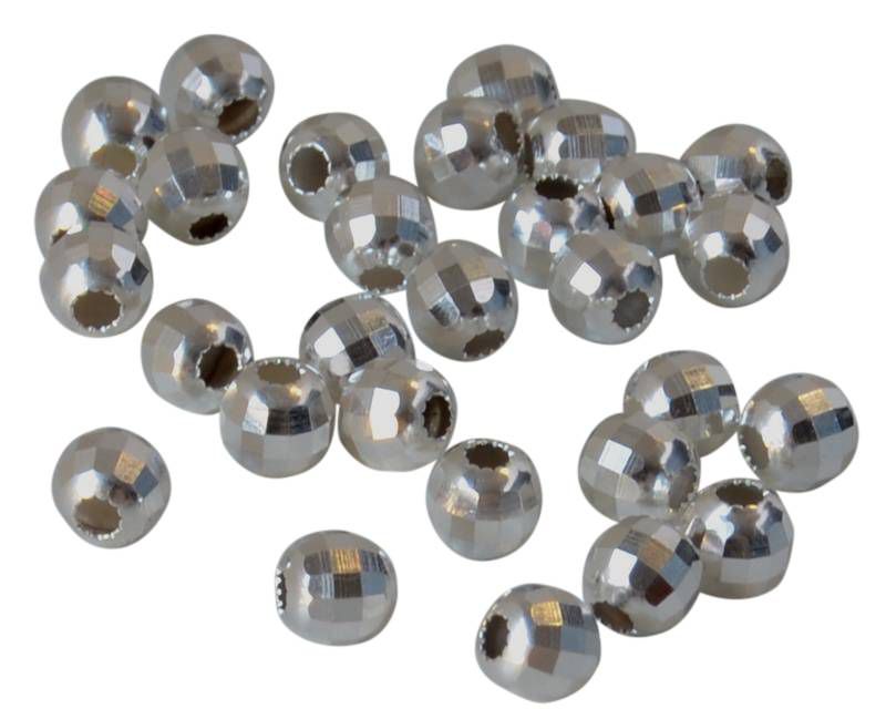 Silver 925. Round. Faceted. 3.5mm. Inn.1mm.