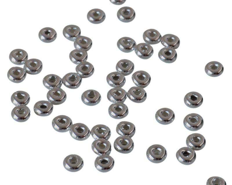 Silver 925. Rondelle. 3x1mm. Silver. Inn.0.7mm.