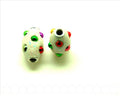 Resin. Round 13x21mm. mix&white. Inn. 3mm. Approx.