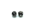 Resin. Round. 13mm. Black. Inn.3mm.approx.