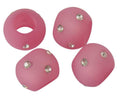 Resin/Swarovski. Rondelle.12x9mm.Fuchsia-crystal.Inn.6mm.Best Quality.