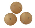 Resin/Swarovski. Round. 20mm. Brown-crystal. Inn.2mm. Best Quality.
