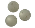 Resin/Swarovski. Round. 20mm. Grey-crystal. Inn.2mm. Best Quality.