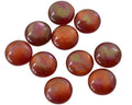 Resin. Cabochon. 12mm. Red. Best Quality.