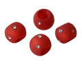 Resin/Swarovski. Rondelle. 12x19mm. Red-crystal.Inn.6mm. Best Quality.